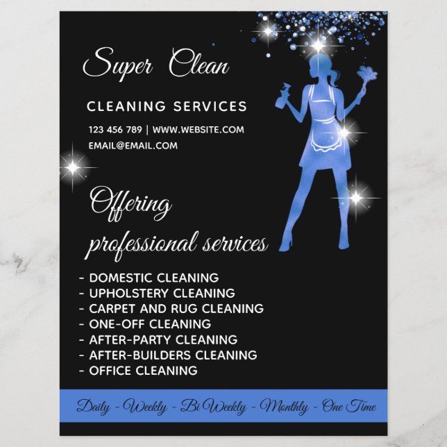 ReinigungsHouse Sparkling Rose Gold Flyer (Vorne)
