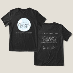 Reinigungsmitarbeiter Reinigungsdienst Uniform Tri-Blend Shirt