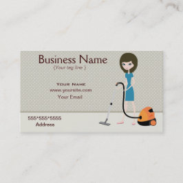Reinigungsservice Business Card Visitenkarte