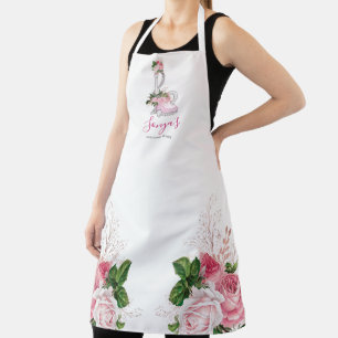 Reinigungsservice Floral Business Staubsauger Schürze