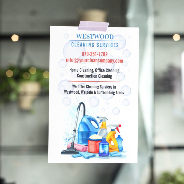 Reinigungsservice Flyer (Von Creator hochgeladen)