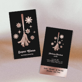 Reinigungsservice für Haushaltshilfe Beruflich Visitenkarte