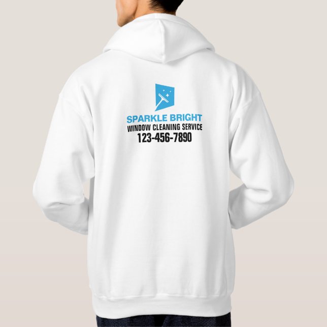 Reinigungsservice Hoodie (Rückseite)