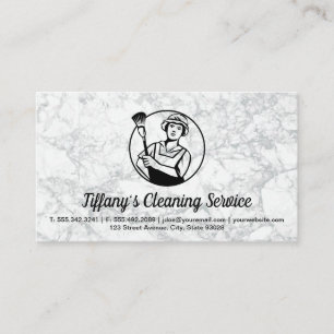 Reinigungsservice   Maid   Lady Cleaner Visitenkarte