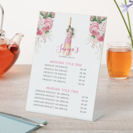 Reinigungsservice Modernes Businesszimmer Sockelschild
