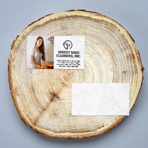 Reinigungsservice   Reinigen von Frauen Visitenkarte