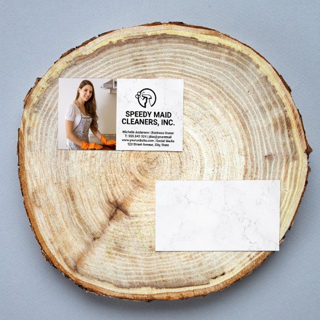 Reinigungsservice | Reinigen von Frauen Visitenkarte (Von Creator hochgeladen)