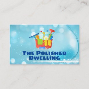 Reinigungswerkzeug   Maid Visitenkarte