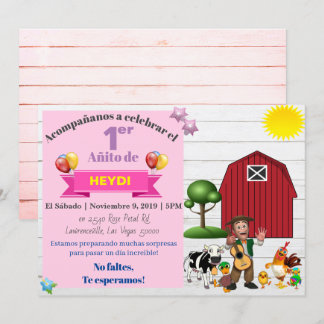 REINO INFANTIL INVITACION-SPANISCH EINLADUNG