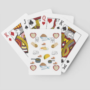 Reis-Bohnen-Spielkarten-Deck Spielkarten
