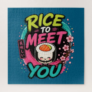 Reis, um dich kennenzulernen – Süßes Kawaii-Sushi-