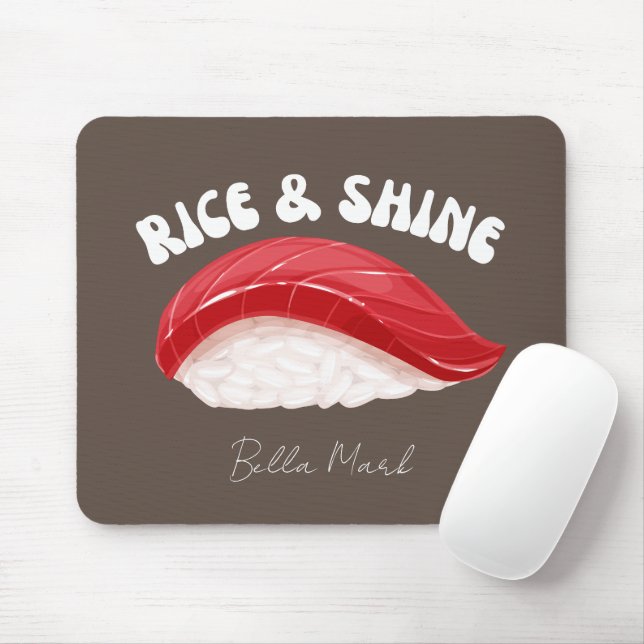 Reis und Glanz, Sushi-Katze Mousepad (Mit Mouse)