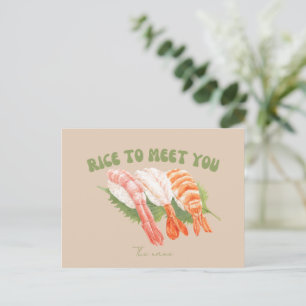 Reis und Glanz, Sushi-Katze Postkarte