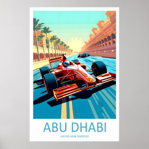 Reise Abu Dhabi Druck Wand Abu Dhabi Circuit Poster