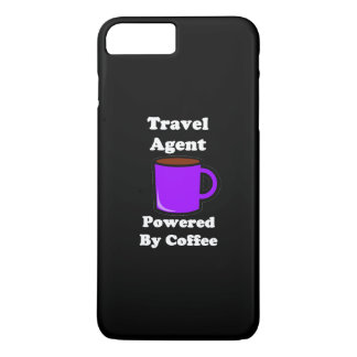 "Reise-Agent" angetrieben durch Kaffee iPhone 8 Plus/7 Plus Hülle