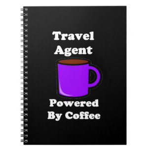 "Reise-Agent" angetrieben durch Kaffee Notizblock