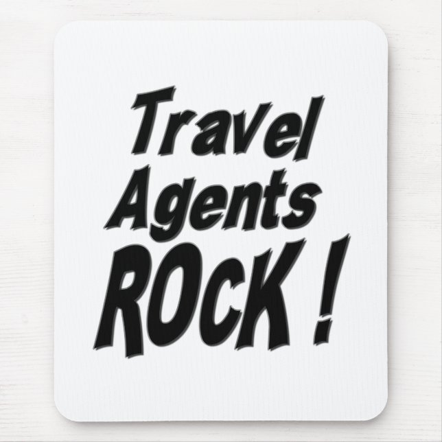 Reise-Agent-Felsen! Mousepad (Vorne)