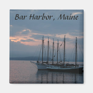 Reise-Andenken-Magnet-Bar-Hafen Maine Magnet