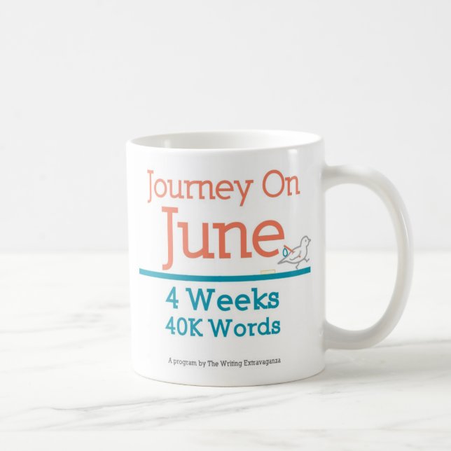 Reise auf der Juni-Tasse Kaffeetasse (Rechts)