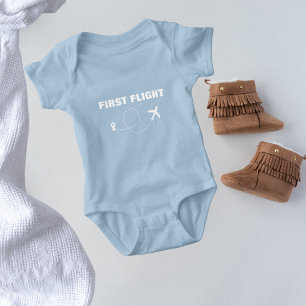 Reise Baby First Flight Cooles Minimalistisches Fl Strampler