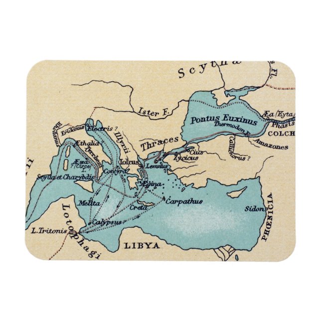 REISE DER ARGONAUTEN MAGNET (Horizontal)