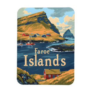 Reise der Färöer Magnet