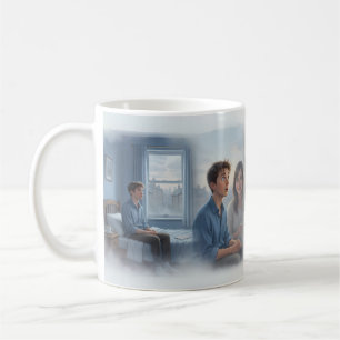 Reise der jungen Liebe von Zweifel zu Freude Tasse