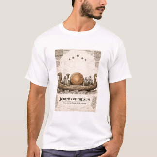 Reise der Sonne | Solare Barke | Altes Afrika T-Shirt