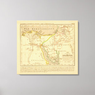 Reise-DES-Israelite depuis leur Ausfall d'Egypte Leinwanddruck