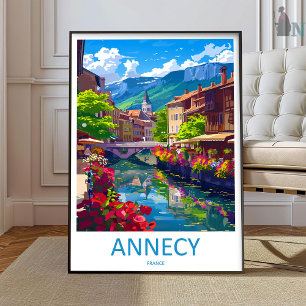 Reise Druck Wandkunst Annecy Wandbehang Poster