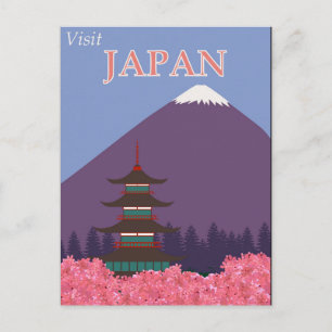 Reise durch das alte Japan Postkarte