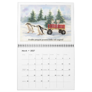 Reise durch den Whippety Wood 2027 Kalender