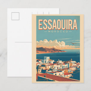 Reise durch die Altstadt von ESSAOUIRA, Marokko Postkarte