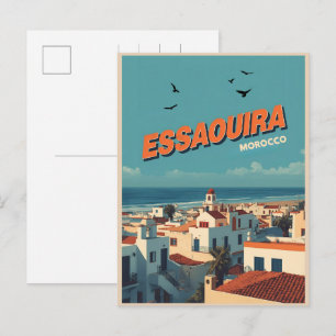 Reise durch die Altstadt von ESSAOUIRA, Marokko Postkarte