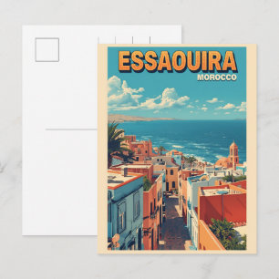Reise durch die Altstadt von ESSAOUIRA, Marokko Postkarte