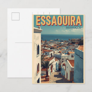 Reise durch die Altstadt von ESSAOUIRA, Marokko Postkarte