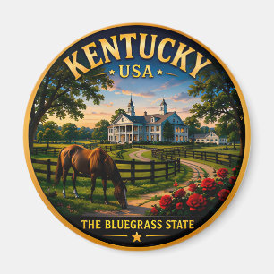 Reise durch die südliche Landschaft Kentuckys 🌿 Magnet
