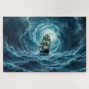 Reise eines Sturmsturms auf dem Schiff