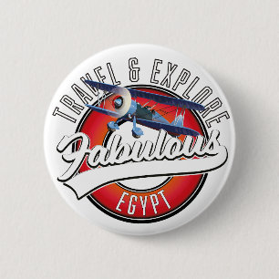 Reise entdecken Sie das fabelhafte Ägypten Logo. Button
