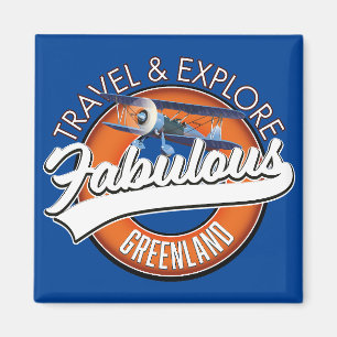 Reise erkunde fabelhaftes Grönland Magnet