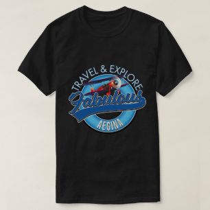 Reise erkunden Sie das großartige Aegina-Logo T-Shirt