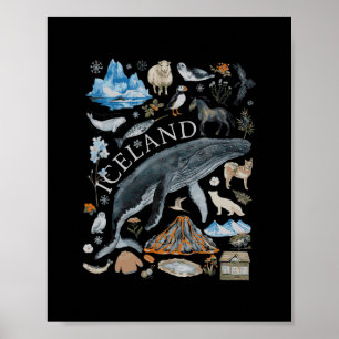 Reise Europa Island Reykjavik Familienurlaub So Poster
