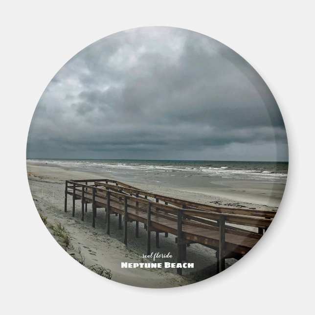 Reise-  | Florida - Neptun Beach Boardwalk Sonnena Magnet (Vorne)
