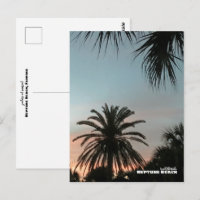 Reise-  | Florida - Neptun Beach Pink Sunset Palms
