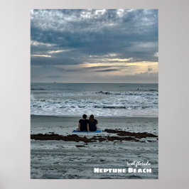 Reise- | Florida - Neptun Beach Sunrise Poster