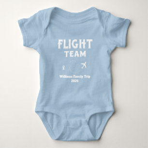 Reise Flug Team Familienurlaub Junggesellinnenabsc Baby Strampler