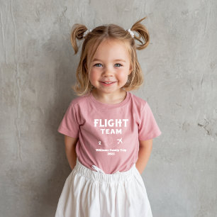 Reise Flug Team Familienurlaub Junggesellinnenabsc Baby T-shirt