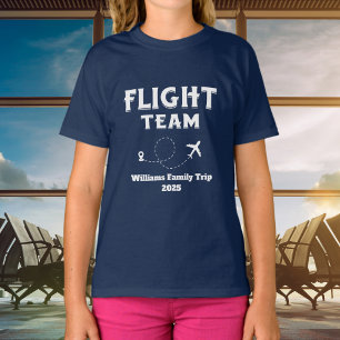 Reise Flug Team Familienurlaub Junggesellinnenabsc T-Shirt