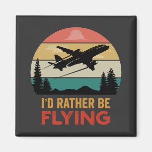Reise-Flugzeug-Abenteuer Magnet