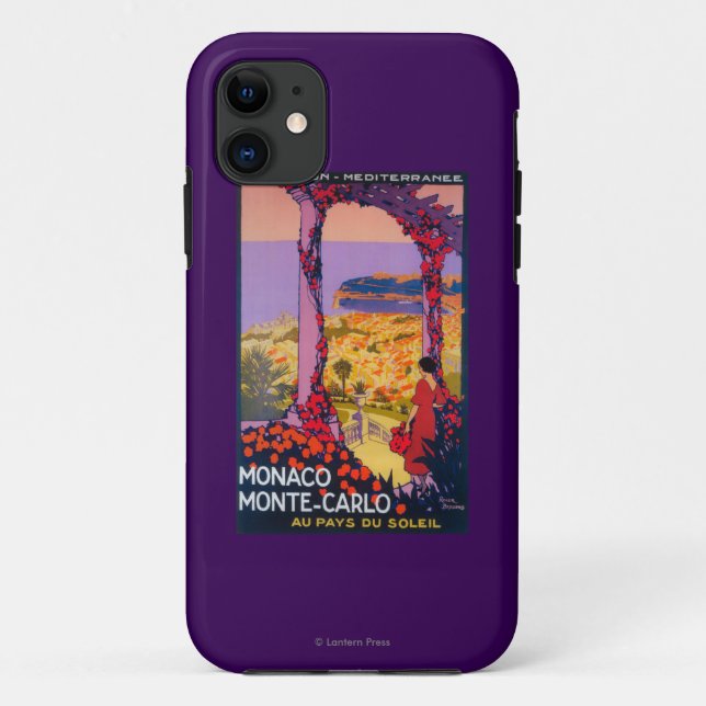 Reise-förderndes Plakat Case-Mate iPhone Hülle (Rückseite)